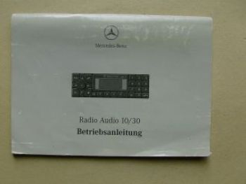 Mercedes Benz Betriebsanleitung Radio Audio 10/30 April 1999