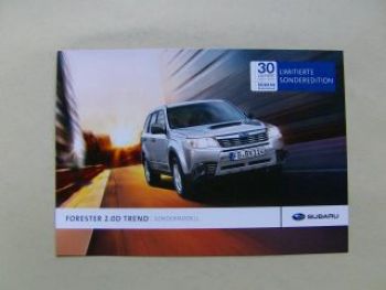 Subaru Forester 2.0D TREND Sondermodell 30 Jahre Juli 2010