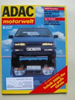 ADAC motorwelt April 1989
