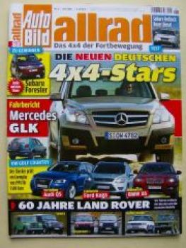 Auto Bild allrad 6/2008 Audi Q5, Ford Kuga, X6 E71,Outback Boxer