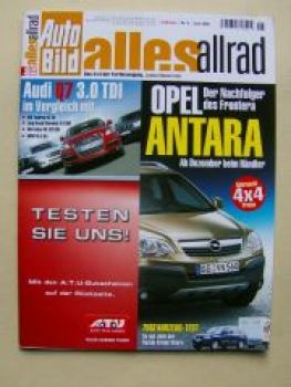 Auto Bild alles allrad 6/2006 Audi Q7 3.0TDI vs. Touareg V6 TDI