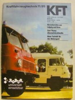 KFT 11/1985 Robur, Trabant 601 Technik-Dienst