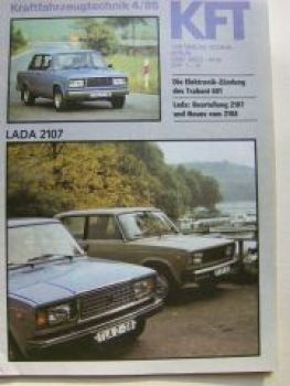 KFT 4/1986 Lada 2107, Trabant 601 -Elektronik-Zündung