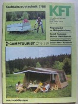 KFT 7/1986 Camptourist CT 6-2W,Zastava 1100, Dacia 500