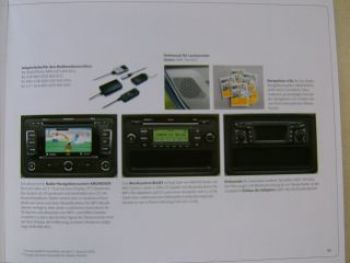 Skoda Fabia Zubehör Juli 2010 NEU