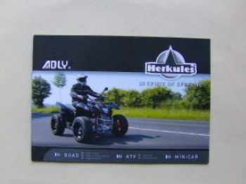 Herkules Quad ATV Minicar Prospekt NEU