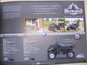 Herkules Quad ATV Minicar Prospekt NEU