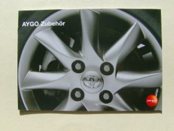 Toyota Aygo Zubehör Prospekt April 2009 NEU