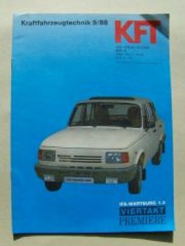 KFT 9/1988 IFA-Wartburg 1.3 4-Takter, Delta, Mini
