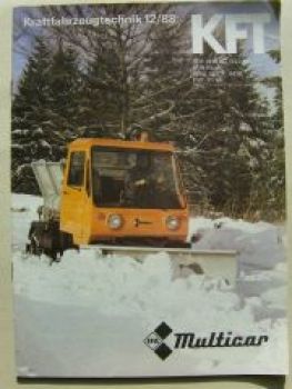 KFT 12/1988 Multicar, BMW 325i Cabrio E30, Honda Legend