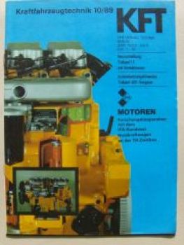 KFT 10/1989 IFA Motoren, Trabant 1.1 4-Takter,Renault 5