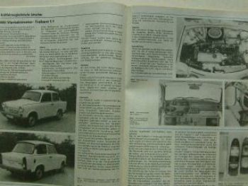 KFT 10/1989 IFA Motoren, Trabant 1.1 4-Takter,Renault 5
