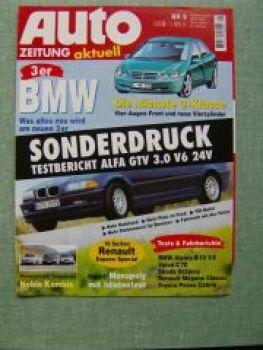 Auto Zeitung 9/1997 Testbericht Alfa GTV 3.0V6 24V