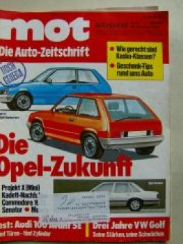 mot 24/1977 Audi 100 Avant 5E,VW Golf1 typ 17