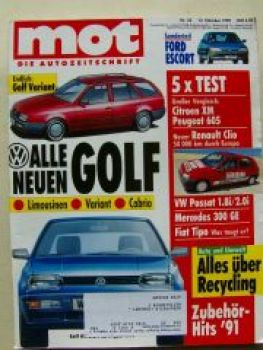 mot 22/1990 Citroen XM vs. Peugeot 605, Sonderteil Ford Escort