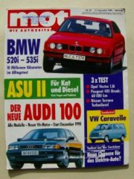 mot 20/1990 Opel Vectra 1.8i, Peugeot 405 Break Dauertest