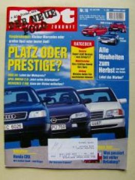 mot 16/1994 Dauertest: Honda CRX, Peugeot 306 XN 1.1