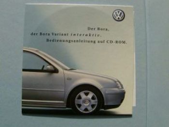 VW Werbebuch Bora +Variant Juni 2002 NEU