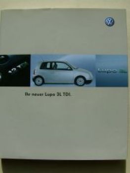 VW Werbebuch Lupo 3L TDI Juni 2002 NEU