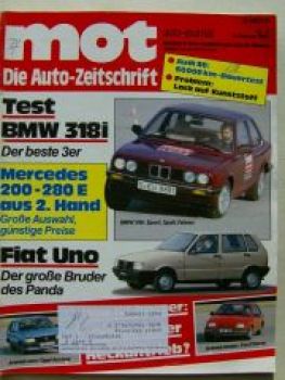 mot 3/1983 BMW 318i E30, Dauertest: Audi 80CL, W123