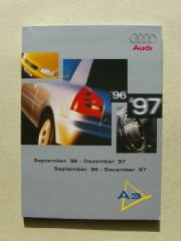 Audi A3 Postkarten Kalender 1996 1997