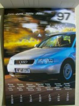 Audi A3 Postkarten Kalender 1996 1997