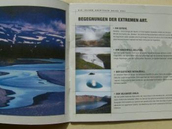 Land Rover Experience Island 2001 Prospekt NEU