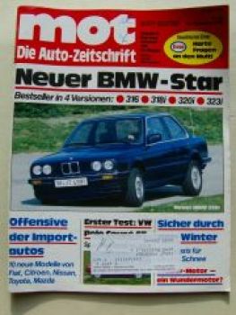 mot 24/1982 BMW 316 318i 320i 323i E30,VW Polo Coupè GT