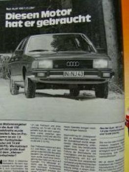 mot 5/1981 Posche 911 SC Targa, Honda Quintett, Aui 100 GL 5/1.9