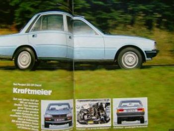 mot 25/1981 Opel Ascona vs. VW Passat, Peugeot 505 GRD