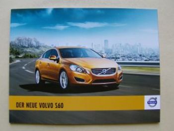 Volvo S60 Prospekt Februar 2010 NEU Typ Y20