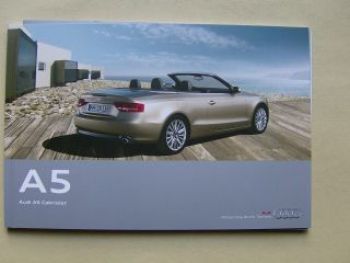 Audi A5 Cabriolet Prospekt Oktober 2010 +30 Jahre quattro