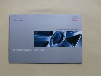 Audi personally yours exclusive Leichtmetallräder November 2004