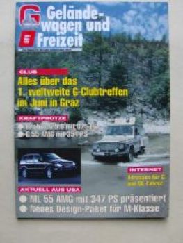 Geländewagen & Freizeit 1/1999 Brabus G5.8 G55 AMG, ML55 BR163