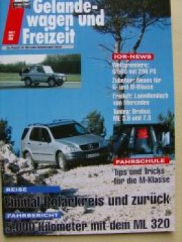 Geländewagen & Freizeit 2/1998 ML320 Fahrbericht, Brabus