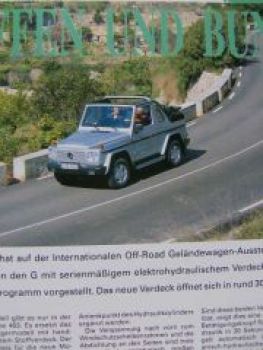 Geländewagen & Freizeit 6/1997 G-Klasse Cabrio BR463,ORC G V12