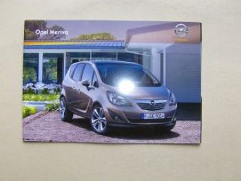 Opel Meriva Prospekt Februar 2010 NEU