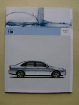 Volvo S80 Prospekt 2006 +Preisliste NEU