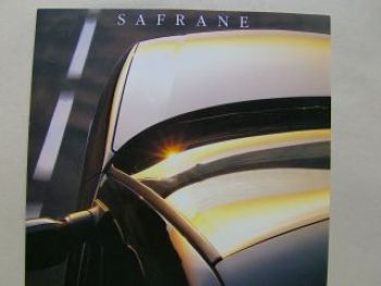 Renault Safrane RN RT RXE Oktober 1992 Großformat