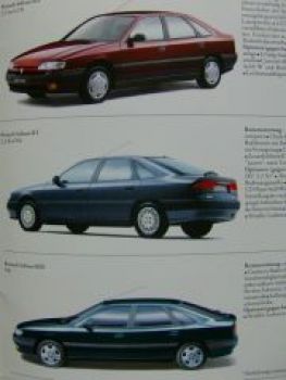 Renault Safrane RN RT RXE Oktober 1992 Großformat