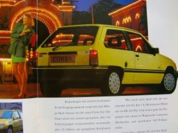 Opel Corsa A Facelift Swing Joy City GSI September 1990