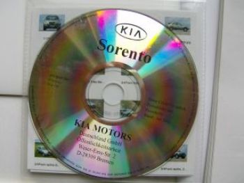 Kia Sorento Pressemappe +Fotos +CD-Rom 2002