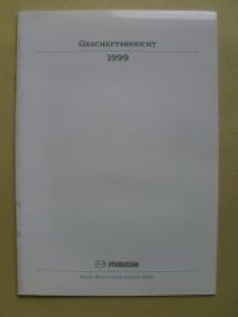 Mazda Geschäftsbericht 1999