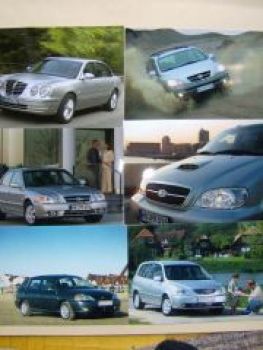 Kia Roadshow Herbst 2003 Rio Magentis Opirus Carens Carnival Sor