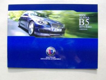 Alpina B5 Biturbo Limousine F10 September 2010 NEU +Preisliste