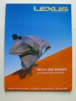Lexus 4/2003 neue LS430, Wüste Sahara, IS300