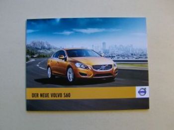 Volvo S60 +D3 +D5 Prospekt Februar 2010 NEU