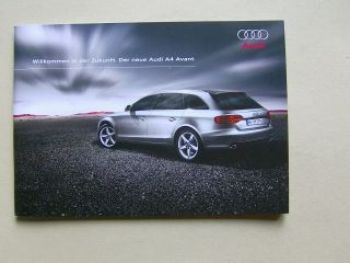 Audi A4 Avant Vorstellungsprospekt A5 Format NEU
