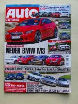 Auto Zeitung 14/2010 BMW M3, SLS AMG, 7er F01,XJ,Mini vs. A1