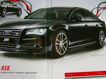 Abt Audi AS8 A8 (4HO) Prospekt 2010 +Preisliste